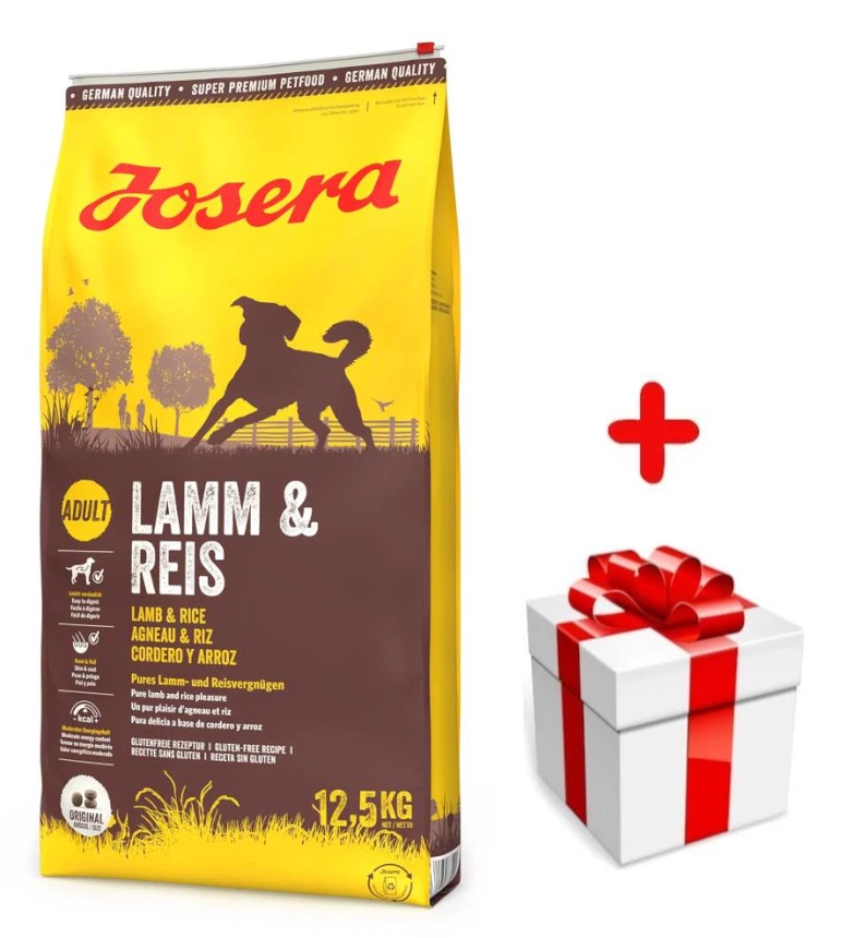 JOSERA Lamb & Rice 12,5kg Hundetrockenfutter + Hundeüberraschung GRATIS! - Bild 1 von 4