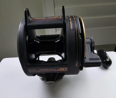 Shimano TLD20 Lever Drag Saltwater Reel 4 Ball Bearings Baitcasting Trolling - Image 1 of 4
