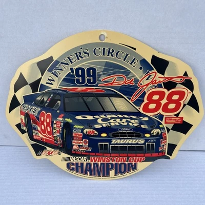 1999 Dale Jarrett Quality Care Service #88 Winners Circle Plastic Sign  - Image 1 of 4