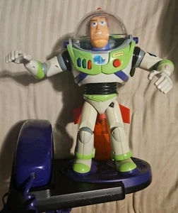 Vintage Brooktel Original Toy Story Buzz Lightyear Takeoff Rocket Landline Phone - Picture 1 of 10