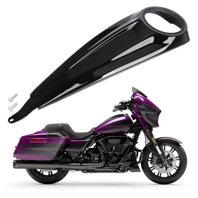 Fuel Tank Console Cover For Harley Touring CVO Street Glid 2023-2025 Gloss Black Foto 1 de 4
