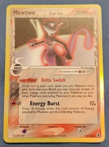 Mewtwo Delta Species 12/113 Holo Rare EX Delta Species Pokemon HP - Picture 1 of 7