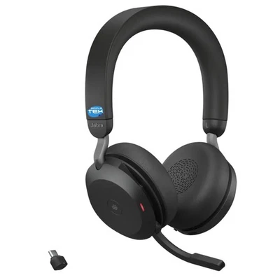Jabra Evolve2 75 Kabellose Bluetooth Usb-C Kopfhörer Wireless Generalüberholt - Bild 1 von 4