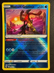 Shiny Radiant Greninja 046/189 Pokemon SWSH Astral Radiance Near Mint - Picture 1 of 2