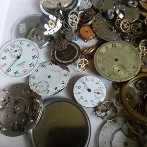 Lot Of Watch Parts Repair Steampunk Or Crafts - Picture 1 of 5