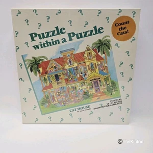 GAPF Susan Sturgill Cat House Puzzle within a Puzzle 1984 Jigsaw Puzzle SEALED  - Picture 1 of 18