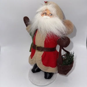 "Annalee Santa Claus 2014 con mochila Holly decoración de Navidad 9,5""H" - Imagen 1 de 10