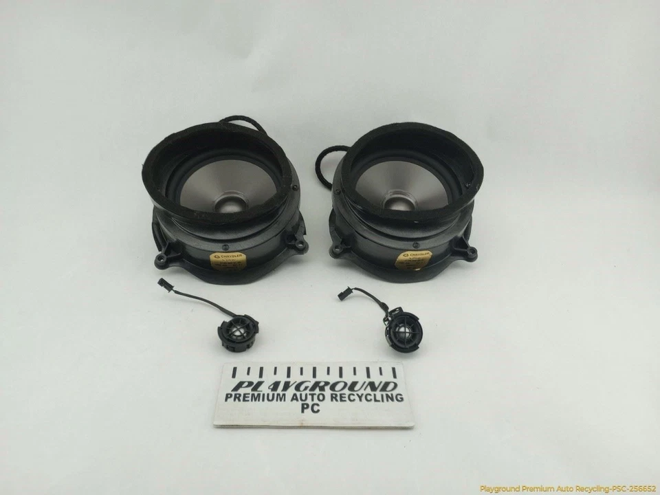 Chrysler Crossfire Set Of 4 Front Radio Stereo Audio Speaker Fits 2004-2008 04 - Image 1 of 4