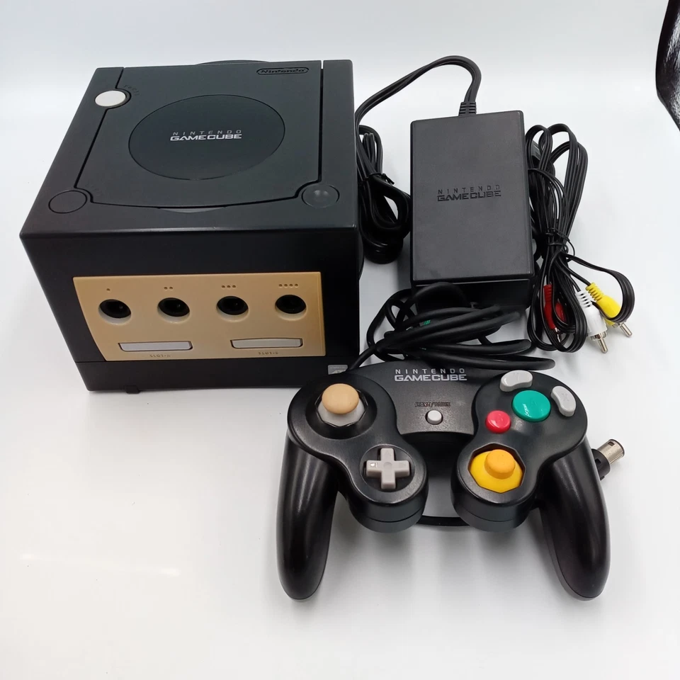 Nintendo GameCube Console Black  Dol-001 With Controller Japanese Discounted - Image 1 of 4