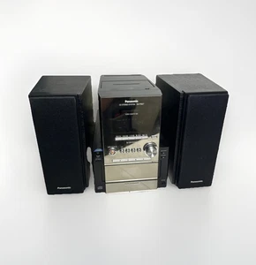 Panasonic SA-PM27 5 Disc Stereo CD Changer Cassette Player Micro HiFi READ - Picture 1 of 8