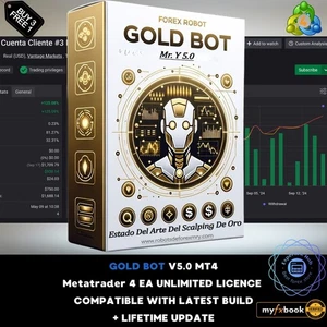 v5.0 Gold Robot DE RDO EA Forex Robot Metatrader MT4 algo trading bot scalping - Picture 1 of 8