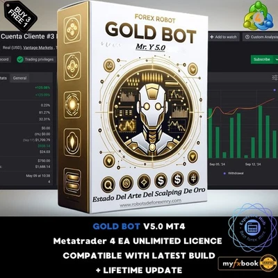 v5.0 Gold Robot DE RDO EA Forex Robot Metatrader MT4 algo trading bot scalping - Image 1 of 4