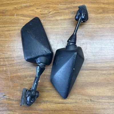 2008 08-12 Kawasaki EX250 Ninja 250R retrovisor esquerdo direito vidro espelho retrovisor - Imagem 1 de 4