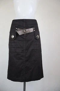 ICEBERG GONNA DONNA TG. 48 / 33 SKIRT WOMAN MADE IN ITALY CASUAL VINTAGE COTONE - Foto 1 di 10