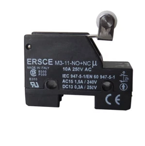 1PC NEW FOR ERSCE micro switch M3-11-NO+NC (250VAC 10A) belt wheel - Bild 1 von 4