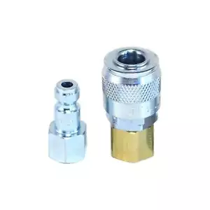 Tru-Flate - Raccordi connettore tubo aria attacco rapido auto 1/4 stile T - Foto 1 di 5