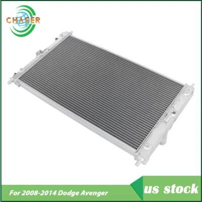 Radiador de aluminio completo duradero de 3 filas DPI2951 apto para Jeep Compass 2007 2008-2017 Foto 1 de 4