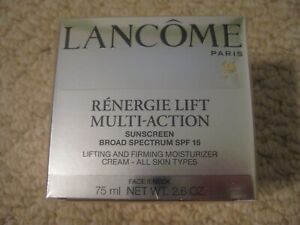 Lancome-Renergie Lift Multi Action-Sunscreen Broad Spectrum SPF 15-2.6 oz.-New