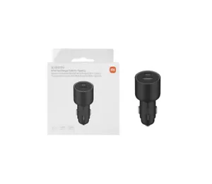 XIAOMI MI 67W DUAL-PORT CAR CHARGER BHR6814GL NERO - BLISTER - Imagen 1 de 1