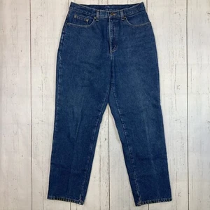 ⚡️LL Bean Fleece gefütterte Double L Jeans Damen 12 R blau Tapered Leg Relaxed Hose - Bild 1 von 13