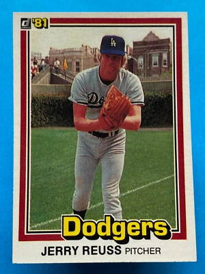 Donruss Jerry Reuss #417 1981 Dodgers de Los Ángeles Foto 1 de 2