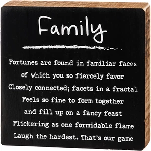 Block Sign - Family - Picture 1 of 4