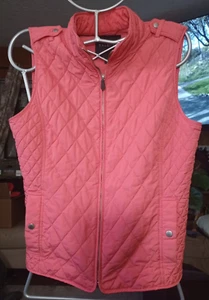 Chaleco Talbots Acolchado Poliéster Elástico Espalda Talla Mediana Cremallera Completa - Imagen 1 de 14