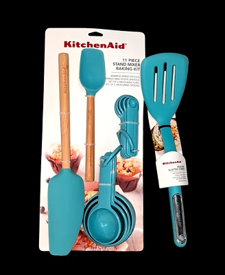 KitchenAid 11 Piece Baking Kit Accessories AND Silicone Slotted Turner Kitchen - Image 1 of 4