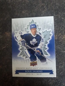 2017 Upper Deck Toronto Maple Leafs Centennial Borje Salming Card# 90 - Picture 1 of 2