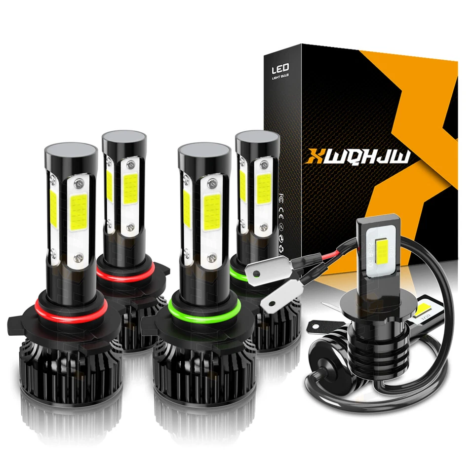 Para BMW 325i 325is 1988-1989 6000K Bombilla Faro Alto Bajo + Luces Antiniebla Foto 1 de 4