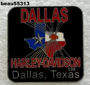 ⭐H-D of DALLAS TEXAS HARLEY DAVIDSON DEALER DEALER WESTE JACKE PIN - Bild 1 von 1