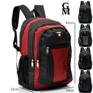 Men's Women Great Work Travel School PC High School Medium Sport Trekking Backpack - Picture 1 of 15