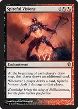 1x Spiteful Visions NM, English MTG Commander 2013