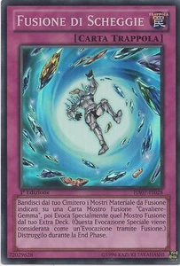 YU GI OH FUSIONE DI SCHEGGIE • HA07 • SUPER RARA - Picture 1 of 1