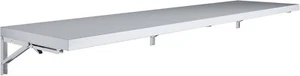 Stainless Steel Folding Drop Down Concession, Food Truck, Wall Shelf 72" x 18" - Picture 1 of 4
