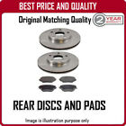 REAR DISCS AND PADS FOR VAUXHALL VECTRA 1.7 TDS 10/1995-11/1996