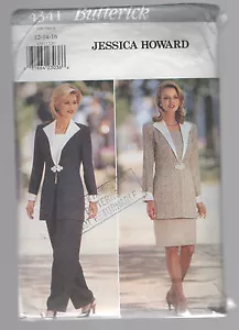 Butterick Muster 4341 Rock Hosenanzug Gr. 12 14 16 unbenutzt FF Jessica Howard - Bild 1 von 1