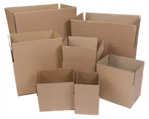 More details for cardboard boxes - single wall packing cartons storage removals mailing post box