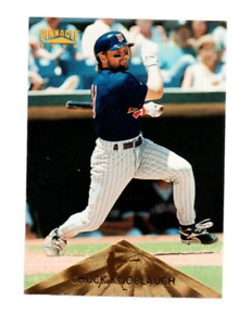 1996 Pinnacle CHUCK KNOBLAUCH Baseball Card 8 Minnesota Twins