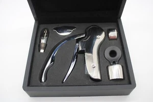 Brookestone Connoisseur's 6 Piece Set Wine Bottle Opener In Box Accessories - Picture 1 of 5
