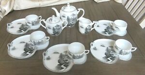 Kutani Tea Set In Collectible Japanese Teapots & Tea Sets (1900 