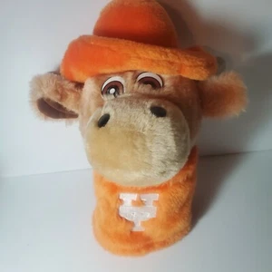 UNIVERSITY OF TEXAS MASKOTTCHEN Handpuppe Bevo the Longhorn Plüsch College Vintage - Bild 1 von 11