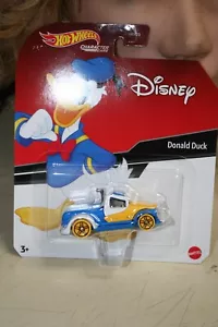 Hot Wheels Disney CHARACTOR CARS Donald Duck - Picture 1 of 5