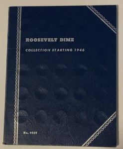 Cartelle da collezione monete Whitman - nuove / vecchie scorte - Roosevelt Dime 1946 - 1960+ - Foto 1 di 10