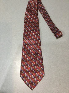 J Jerry Garcia Tie Necktie 100% SILK COLLECTION SEVENTEEN DRUMMERS  - Picture 1 of 2