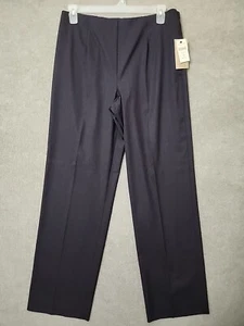 Coldwater Creek Holly Fit Dress Pants Womens 14 Long Purple Side Zip Stretch NEW - Picture 1 of 10