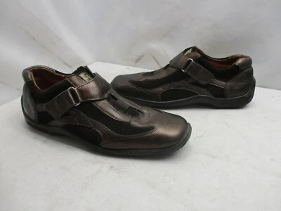 DONALD J PLINER SPORT DOTARE Italy Bronze Brown Leather Sneakers Womens Size 7 M - Image 1 of 4