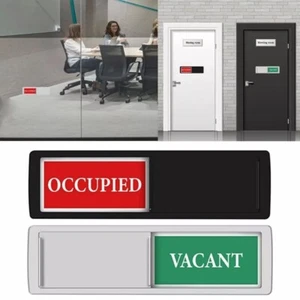 Convenient Installation Vacant In Use Sliding Door Signs for Bathrooms - Picture 1 of 38