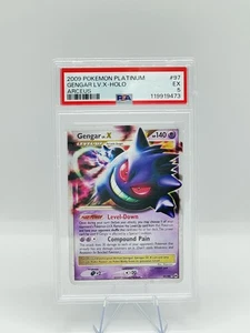 2009 Pokemon Platinum Arceus Gengar LV X Holo #97/99 PSA 5 EX - Picture 1 of 2