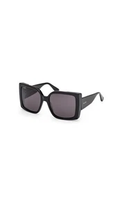 NWT SUNGLASSES MaxMara MM0131 01A shiny black 56/18/135 WOMAN Sunglasses Trendy - Picture 1 of 3